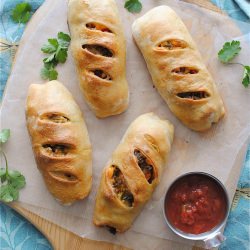 Southwest Breakfast Stromboli