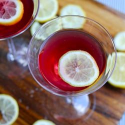 Cranberry Lemon Martini