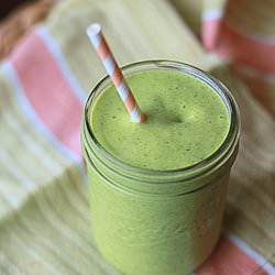 Vegan Mango-Coconut Green Smoothie