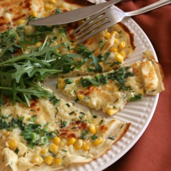 Halloumi and Pineapple Pancake
