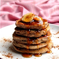 Banana Buckwheat Pancakes