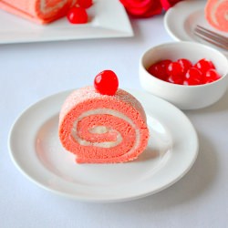 Pink Velvet Roulade