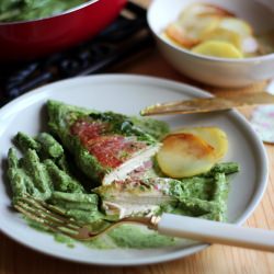 Pesto and Ham Chicken Fillet