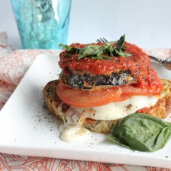 Eggplant Caprese Sandwich