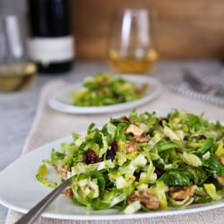 Shaved Brussels Sprouts Salad