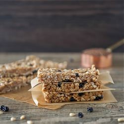 Blueberry Breakfast Bars (No-Bake)