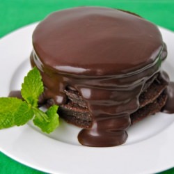 Thin Mint Cookie Pancakes