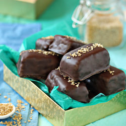 Chocolate-Dipped Pound Cake
