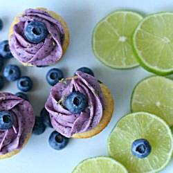 Blueberry Lime Cupcakes