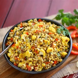 Curried Cauliflower w Couscous
