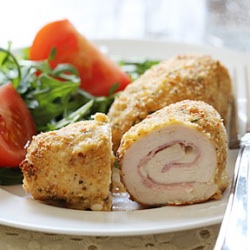 Skinny Chicken Cordon Bleu