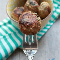 Baked Turkey Quinoa Meatballs