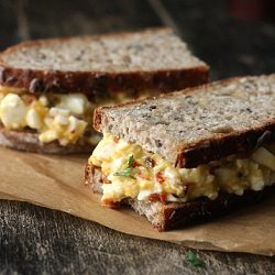 Chili and Fennel Egg Salad Sandwich