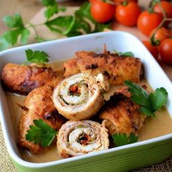 Chicken Roulade with Pesto