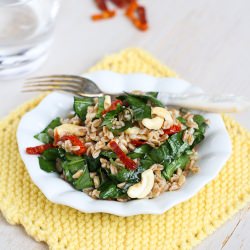 Farro Salad SD Tomatoes & Cashews