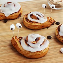 Cinnamon Roll Snails