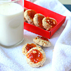 Thumbprint Cookies, Eggless