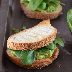 Chickpea and Avocado Salad Sandwich