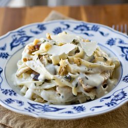 Fettuccine with Parmesan Cream Sauce