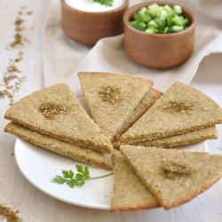 Herbed Feta Quinoa Crackers