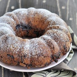 Nutty Chocolate Swrill Bundt Cake