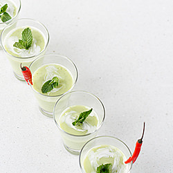 Avocado Soup Shots