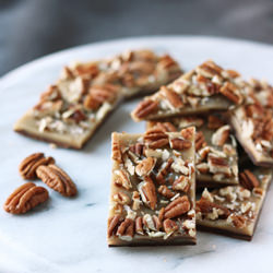 Salted Caramel-Pecan Bark