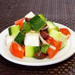 Zucchini Caprese Salad