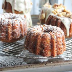Mini Pineapple Bundt Cakes