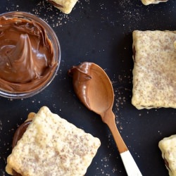 Nutella Shortbread Sandwiches