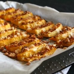 Roasted Squash with Tomato Crumb