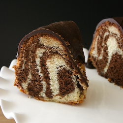 Zebra Bundt Cake