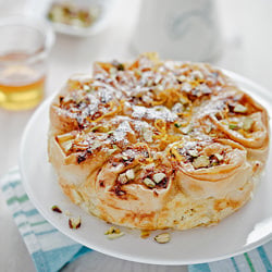 Custard Phyllo Pie