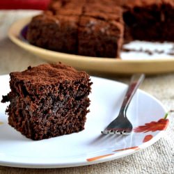Eggless Chocolate Cake