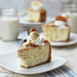 Bourbon Banana Cheesecake