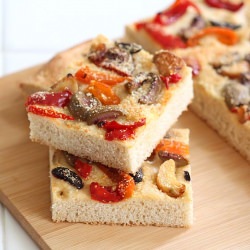 Focaccia with Roasted Garlic