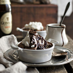 Chocolate Balsamic Bread Pudding