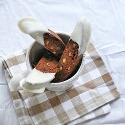 Chocolate and Macadamia Biscotti