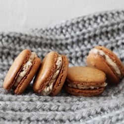 Burnt Sugar French Macarons