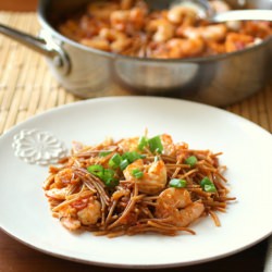 Spanish-Style Toasted Pasta &Shrimp