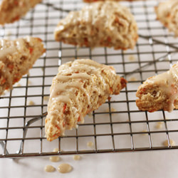 Maple-Glazed Carrot Spice Scones