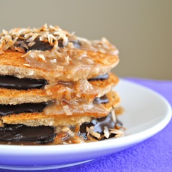 Samoa Cookie Pancakes