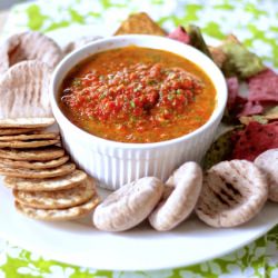 Quick Roasted Pepper Salsa