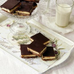 Fudgy Oat and Cream Bars