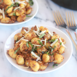 Gnocchi with Pistachio Pesto