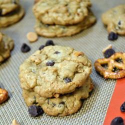 Pretzel, PB, Chocolate Chip Cookies