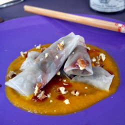Spring Rolls with Chicken Liver