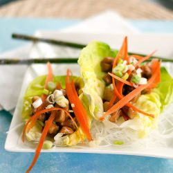 Ginger Chicken Lettuce Wraps