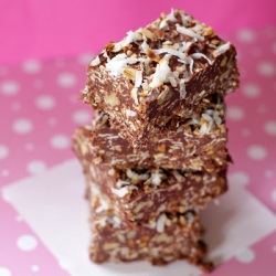 No Bake Chocolate Coconut Bars