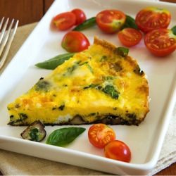Spinach Mushroom Frittata